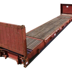 40ft collapsible-end flat rack container